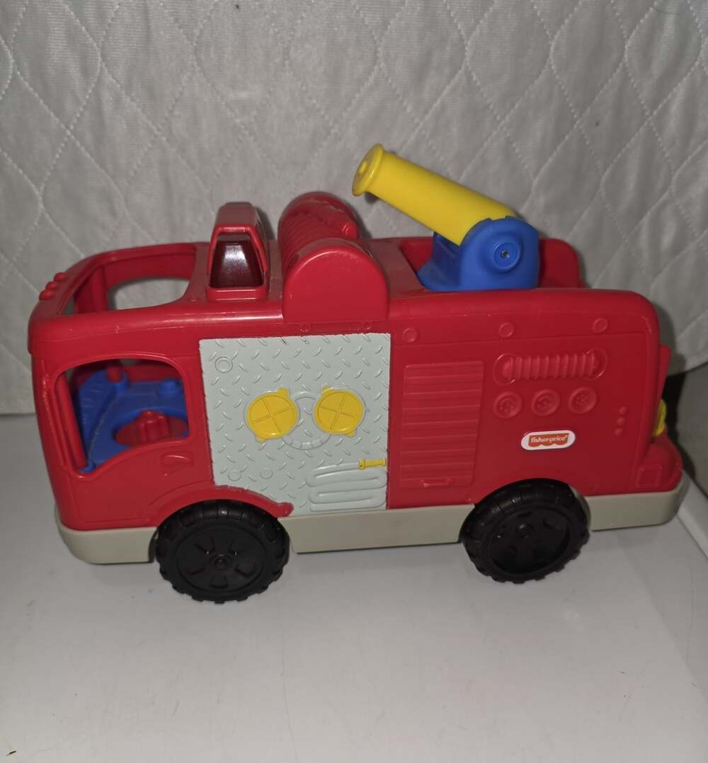 Fisher-Price Little People Helping Others Fire Truck Lights Sounds